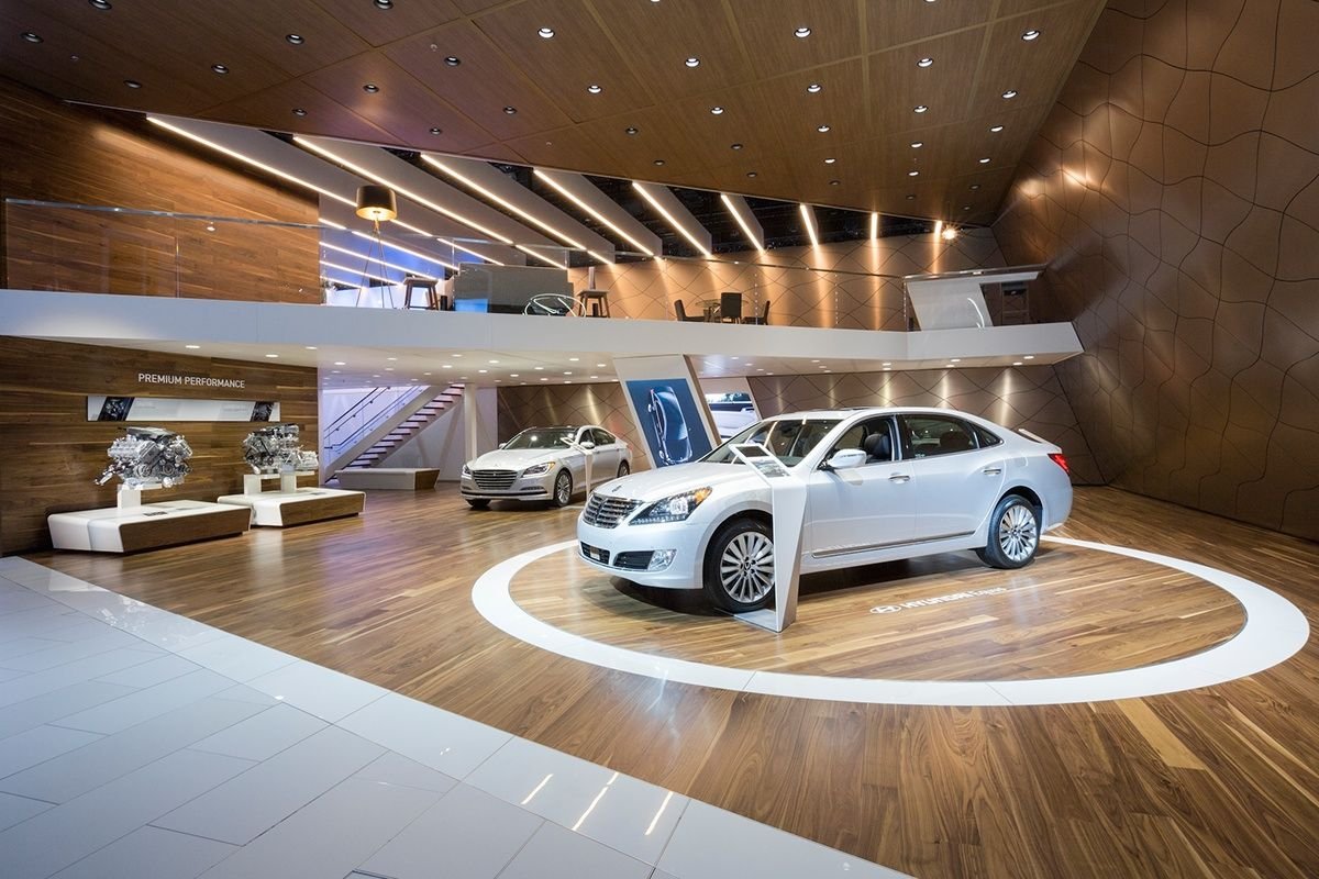 Car showroom flooring service in Pakistan