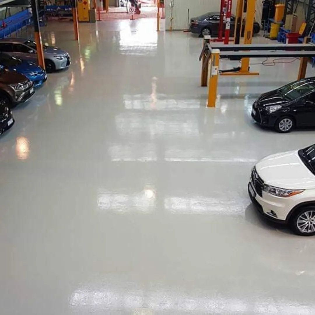 Service Center Polished Concrete Flooring in Pakistan