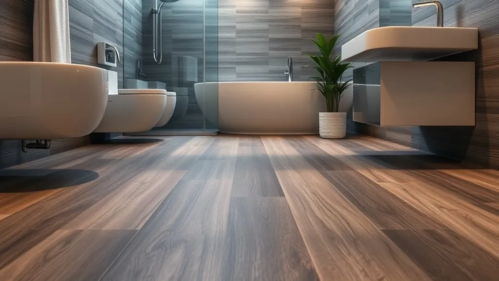 Rest Room Ceramic Tile Flooring