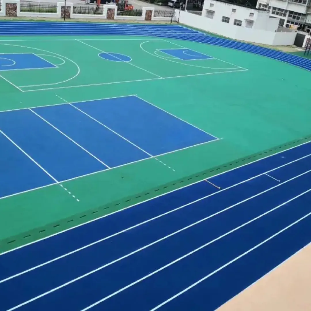 Interlocking Rubber Tiles Jogging track