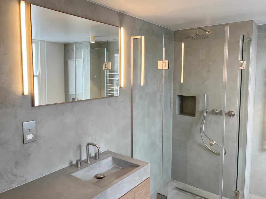 microcement finish for bathrooms