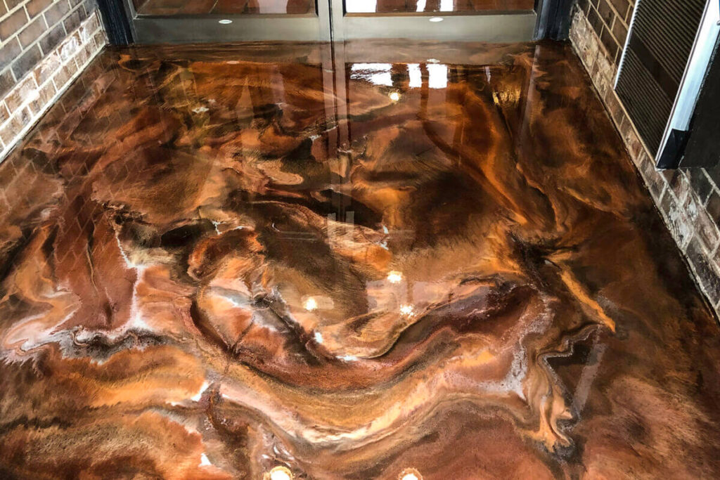 metallic epoxy flooring in pakistan