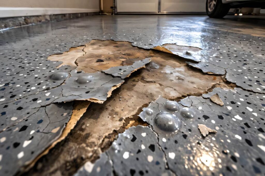 epoxy floor cracks repair