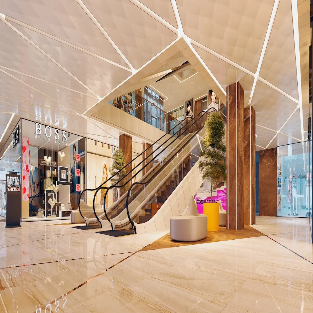 Shopping Mall Epoxy Flooring