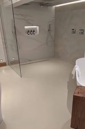 microcement bathroom in pakistan